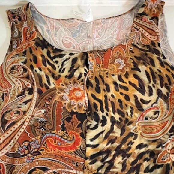 NY Collection Womens Tunic with High-Low hem Size 3X - Picture 3 of 9